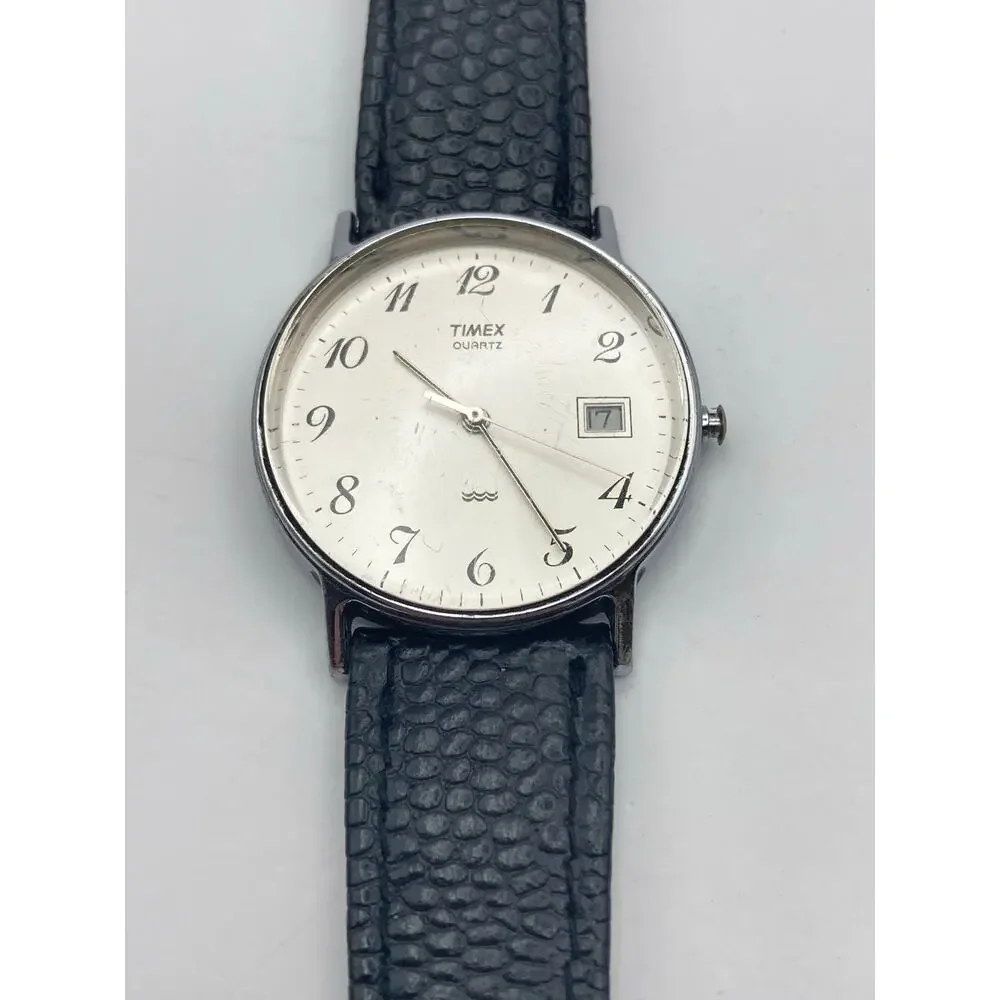 VTG Timex LA Cell Mens Watch 32mm - Fresh Battery - WR Adjustable Leather Strap